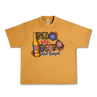 Peanut Butter red white beer and boozed Urban Heavy Tee - CowhideDigitalArt