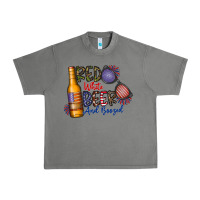 Tornado red white beer and boozed Urban Heavy Tee - CowhideDigitalArt