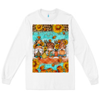 White Fall gnomes Long Sleeve Tee - Artiststas