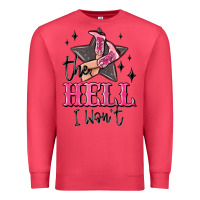 Cardinal the hell i wont cowgirl Premium Sweatshirt - MaliasSmallBusiness