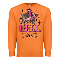 Carrot the hell i wont cowgirl Premium Sweatshirt - MaliasSmallBusiness