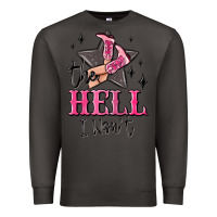 Smoke the hell i wont cowgirl Premium Sweatshirt - MaliasSmallBusiness