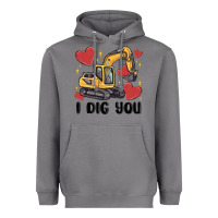 Storm i dig you valentines excavator Heavyweight Hoodie - MaliasSmallBusiness