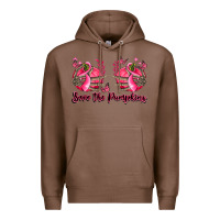 Chestnut save the pumpkins Premium Hoodie - LillyAllenDesigns