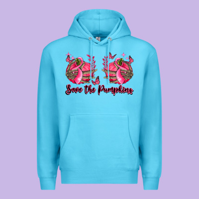 Save The Pumpkins Premium Hoodie Designed By Lillyallendesigns