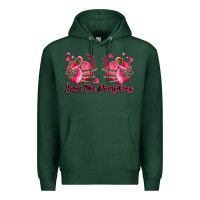 Sports Green save the pumpkins Premium Hoodie - LillyAllenDesigns