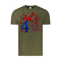 Vintage Olive 4th of July Vintage Tee - Neo Western