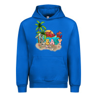 Cobalt take it easy Urban Hoodie - NancyCooperArtShop