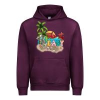Mauve Wine take it easy Urban Hoodie - NancyCooperArtShop
