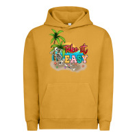 Pigment Peanut Butter take it easy Urban Hoodie - NancyCooperArtShop