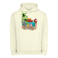 Pigment Pistachio take it easy Urban Hoodie - NancyCooperArtShop