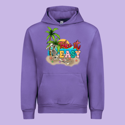 Take It Easy Urban Hoodie Designed By Nancycooperartshop