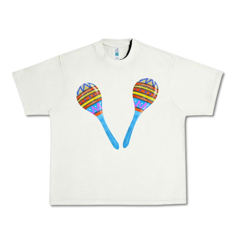 Blue Maracas Urban Heavy Tee by FaDigitalArtStudio | Teevron