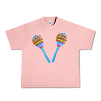 Salmon blue maracas Urban Heavy Tee - FaDigitalArtStudio