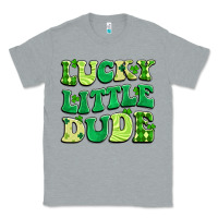 Heather Grey lucky little dude Classic Tee - Artiststas