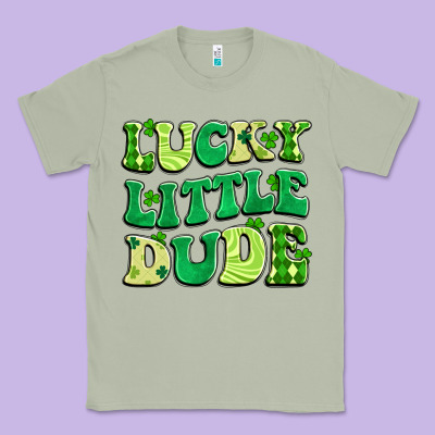Lucky Little Dude Classic Tee Designed By Artiststas