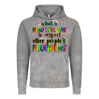 Cloud Rock what a beautiful day to respect other people's pro Vintage Hoodie - Zillion Design Studio
