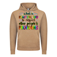 Vintage Coffee what a beautiful day to respect other people's pro Vintage Hoodie - Zillion Design Studio
