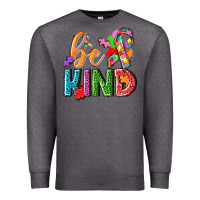 Charcoal Heather autism be kind Premium Sweatshirt - NancyCooperArtShop