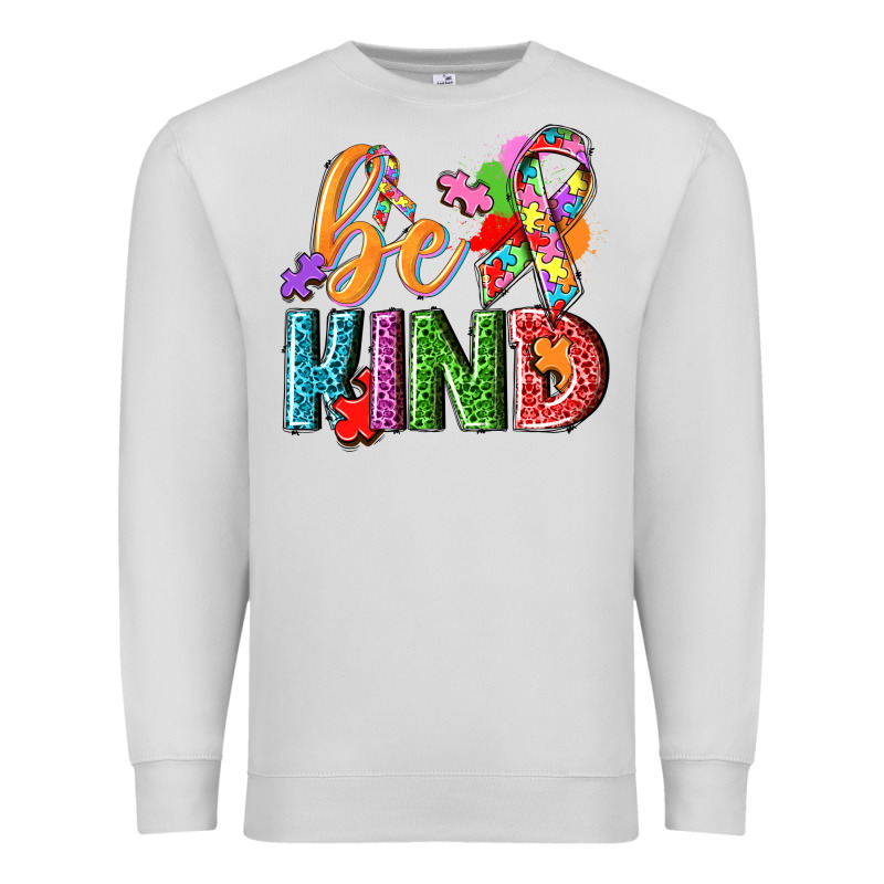 Autism Be Kind Premium Sweatshirt by NancyCooperArtShop | Teevron