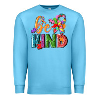 Ocean Blue autism be kind Premium Sweatshirt - NancyCooperArtShop