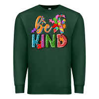 Sports Green autism be kind Premium Sweatshirt - NancyCooperArtShop