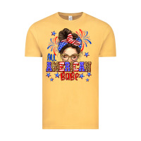 Vintage Mustard All American babe Vintage Tee - Neo Western