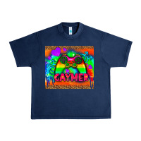 Navy lgbtq gaymer and gender symbol tumbler Urban Heavy Tee - HRA Design Shop