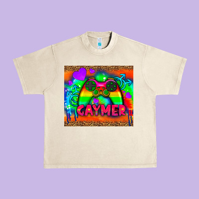Lgbtq Gaymer And Gender Symbol Tumbler Urban Heavy Tee Designed By Hra Design Shop