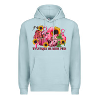 Blue Mist in october we wear pink Premium Hoodie - LillyAllenDesigns