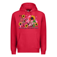 Cardinal in october we wear pink Premium Hoodie - LillyAllenDesigns