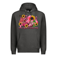 Charcoal Heather in october we wear pink Premium Hoodie - LillyAllenDesigns