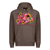 Coffee in october we wear pink Premium Hoodie - LillyAllenDesigns