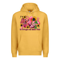 Mustard in october we wear pink Premium Hoodie - LillyAllenDesigns
