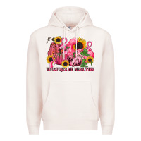 Pale Pink in october we wear pink Premium Hoodie - LillyAllenDesigns