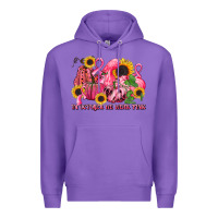 Purple in october we wear pink Premium Hoodie - LillyAllenDesigns