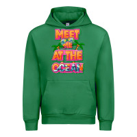 Emerald Meet me at the ocean Summer Urban Hoodie - NancyCooperArtShop
