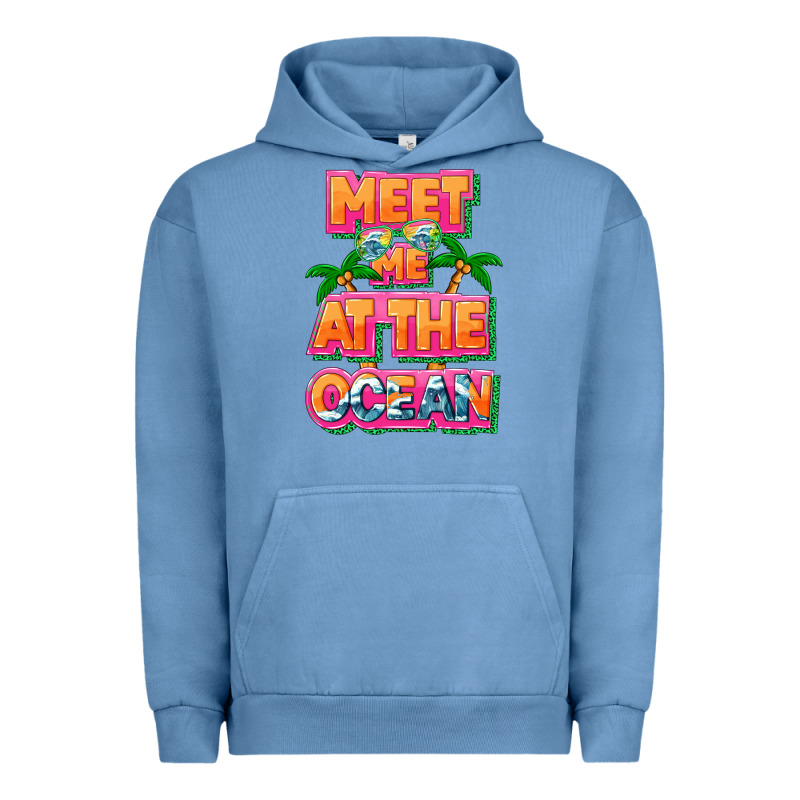Meet Me At The Ocean Summer Urban Hoodie by NancyCooperArtShop | Teevron
