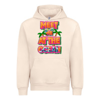 Sandshell Meet me at the ocean Summer Urban Hoodie - NancyCooperArtShop