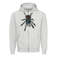 Dove Grey Pink Toe Tarantula Zipper Hoodie - LillyAllenDesigns