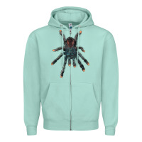 Seafoam Pink Toe Tarantula Zipper Hoodie - LillyAllenDesigns