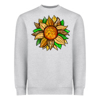 Pineapple Sunflower Heavyweight Sweatshirt | Teevron