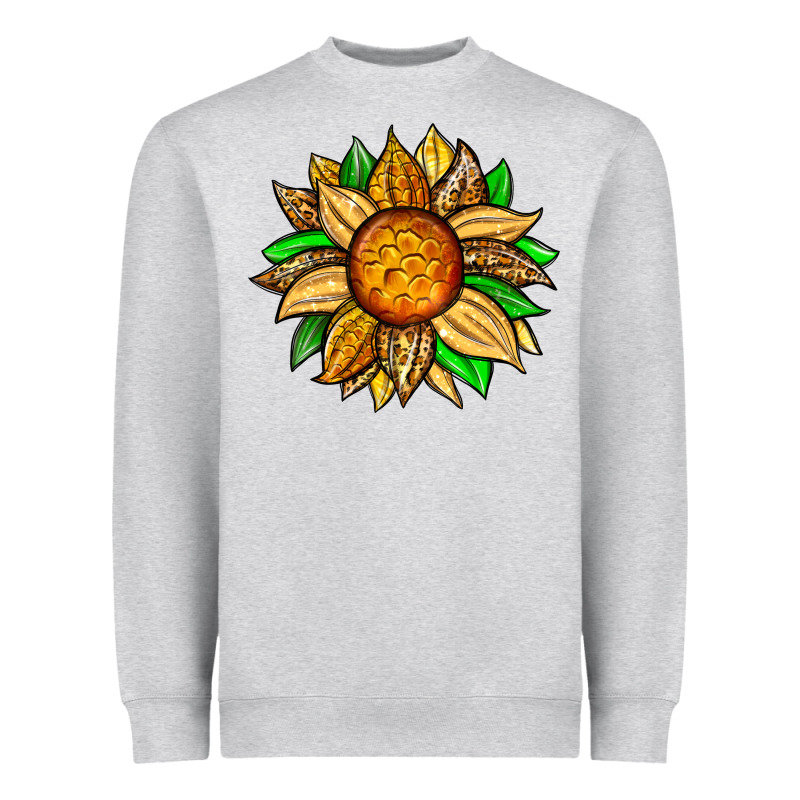 Pineapple Sunflower Heavyweight Sweatshirt by Zillion Design Studio | Teevron