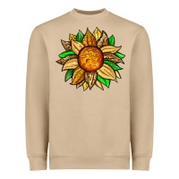 Mushroom pineapple sunflower Heavyweight Sweatshirt - Zillion Design Studio