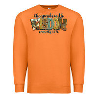 Carrot she speaks with wisdom proverbs 31 26 Premium Sweatshirt - NancyCooperArtShop