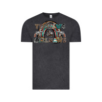 Vintage Black yeehaws and heilnaws Vintage Tee - SublimationCraftShop
