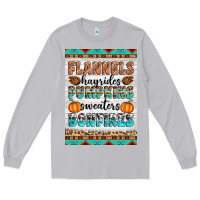Moon Dust Flannels Hayrides Pumpkins Sweaters Bonfires Long Sleeve Tee - Artiststas