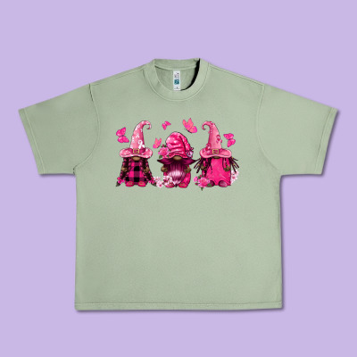 Breast Cancer Afro Gnomies Urban Heavy Tee Designed By Fadigitalartstudio