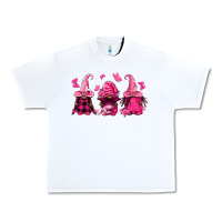 White breast cancer afro gnomies Urban Heavy Tee - FaDigitalArtStudio