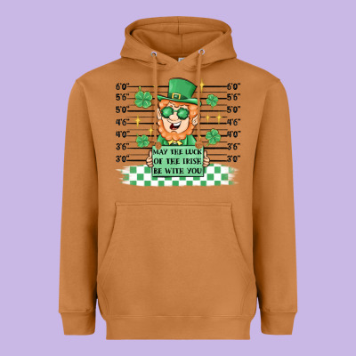 May The Luck Of The Irish Be With You Heavyweight Hoodie Designed By Maliassmallbusiness